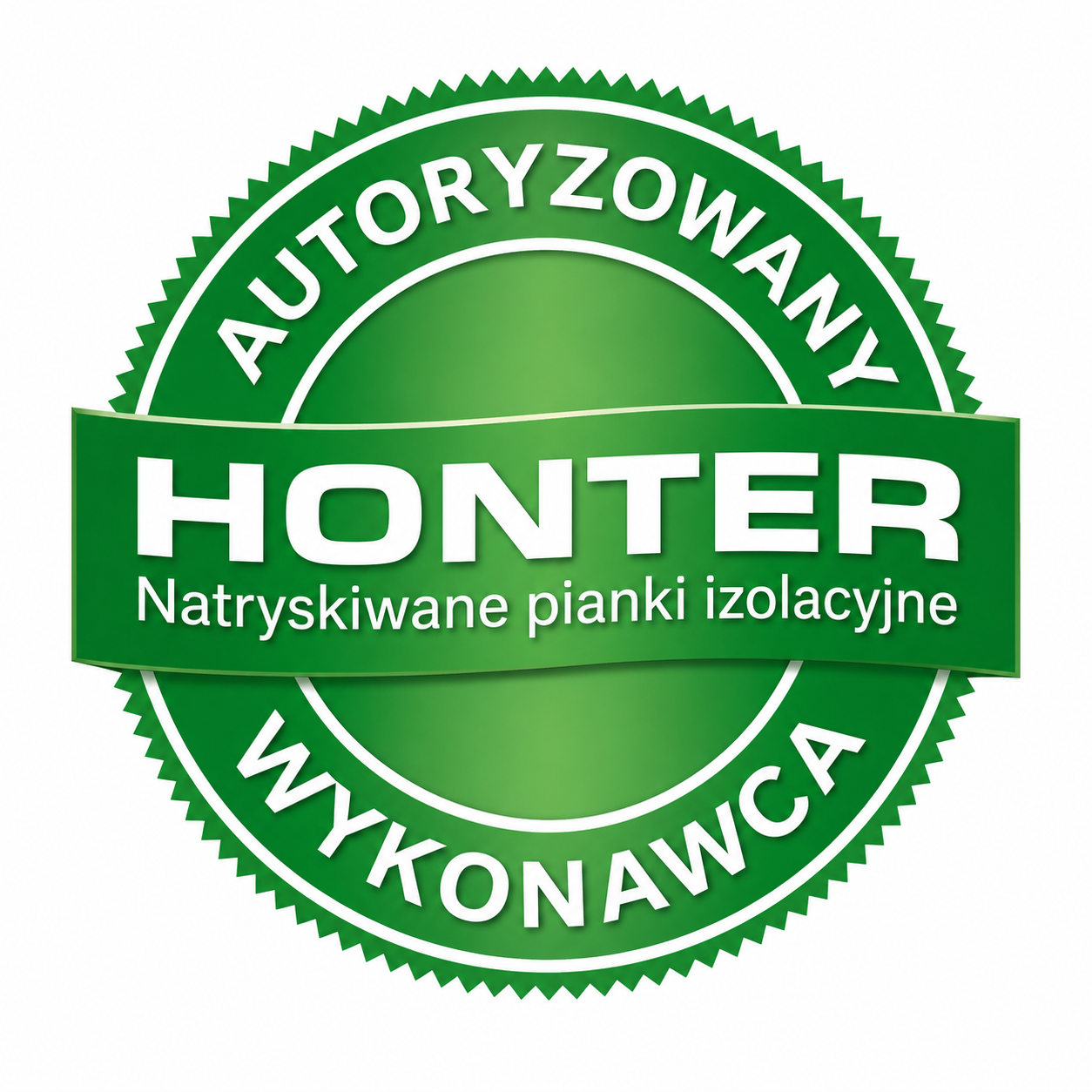 Certyfikat Honter - Autoryzowany wykonawca izolacji PUR
